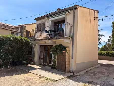location maison de village t3 meublée et équipée avec balcon  mezzanine et stationnement à