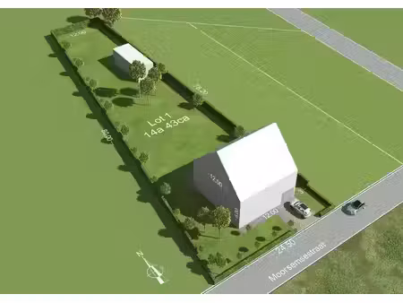 bouwgrond voor open bebouwing met vergezicht