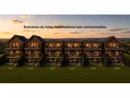 lot 2- centre  vue imprenable verte  permis d'urbanisation o