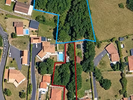terrains constructibles 2000 m2 + grand terrain non constructible à lezoux 63190