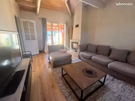 appartement meublé avec terrasse et jardin à la teste