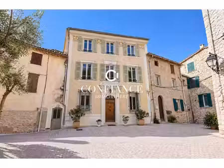 la roquette sur var maison de maitre 7 p vue mer/collines