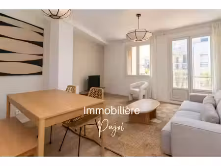 saint pierre 13005 - t3 meublé climatisé dans le séjour avec balcon et garage