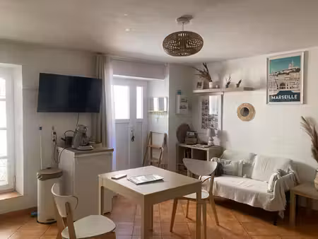 charmant appartement t1 meublé à louer port de saint chamas