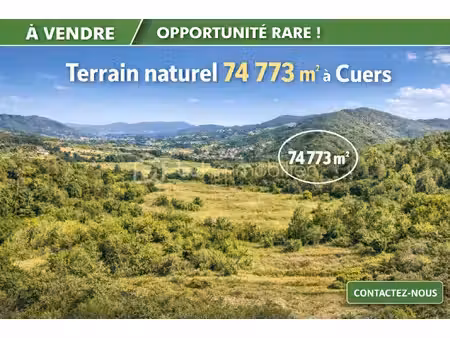 terrain de loisirs de 74 773 m² à cuers