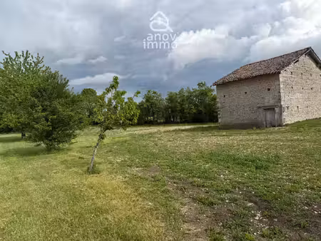 terrain plat avec grange