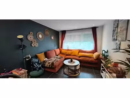 maison rénovée et décorée tendance  terrasse  jardin  3ch