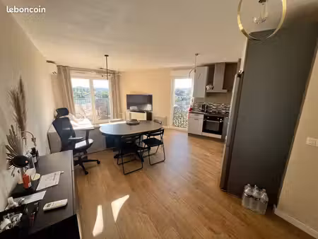 appartement sécurisée 3 pièces 60m avec garage box