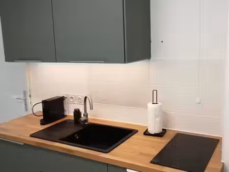 studio meublé 24 m² – grand parilly – parking – résidence récente