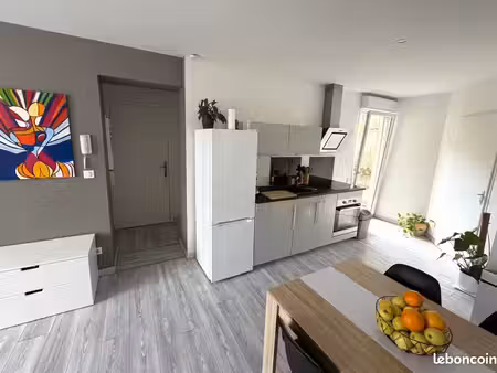 t2 meublé 50 m² avec terrasse de 20m²