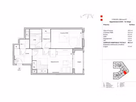 location appartement 2 pièces 47 m² à sucy-en-brie (94370)  1 011 €