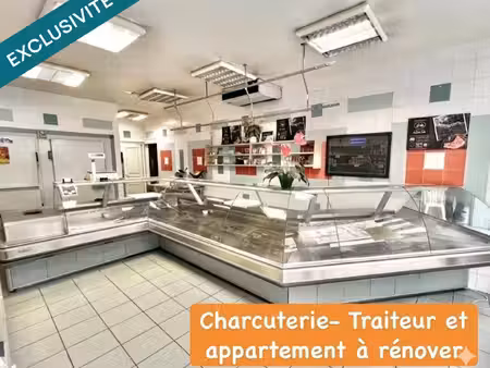 magasin charcuterie -traiteur avec appartement a renover