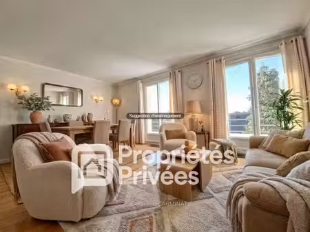a vendre- exclusivite - 37540 - saint cyr sur loire - t3 -84m2 - 2 chambres - balcons- gar