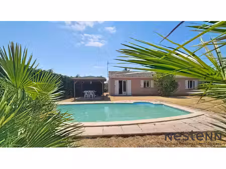 a vendre maison 3 chambres  jardin  piscine et garage à carbonne sans vis-à-vis
