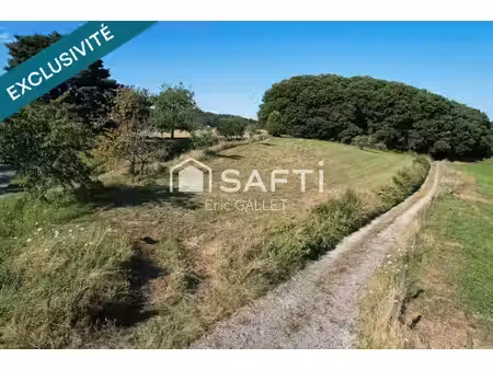 terrain à bâtir avec vue dominante