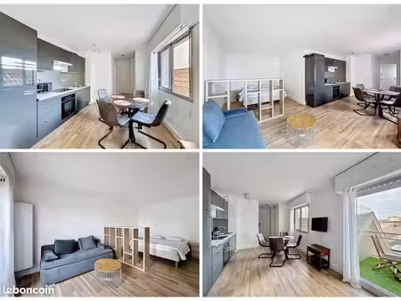 arcachon – grand studio meublé 35 m² avec balcon – 200 m du bassin