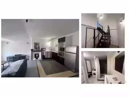 t2 duplex meublé – 47 m² – centre montélimar – rénové 2024
