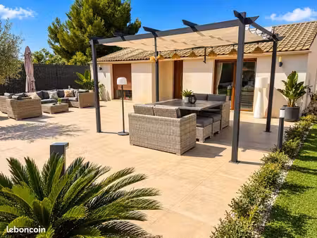 le beausset – villa t3 meublée – 2 chambres – grande terrasse & jardins