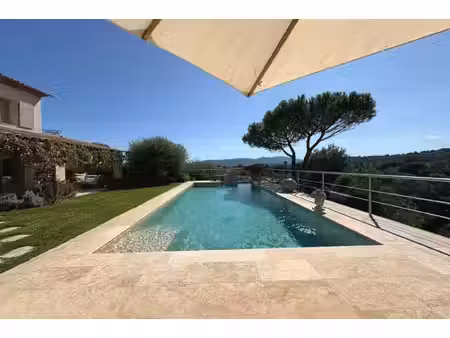 grimaud  villa avec piscine et studio  vue sur le château de g