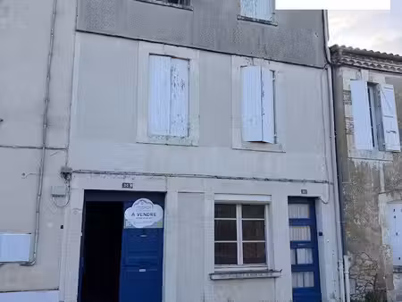 grande maison de ville divisée en deux appartements