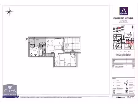 appartement à louer 2 pièces 45 m² - rodilhan (30) - 690€