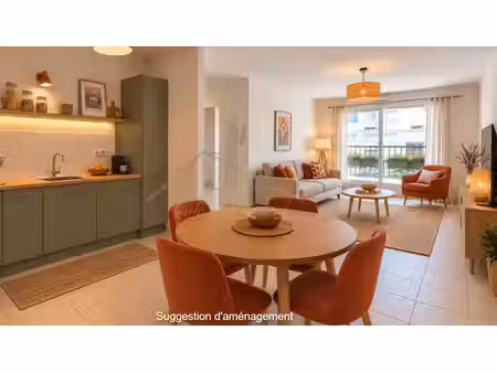 bayonne – grand t2 de 55 42 m² avec terrasse couverte  parking et cellier