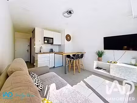 vente appartement 1 pièce 18 m² à carnon plage (34280)  116 000 €