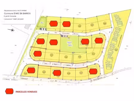 vente terrain 736 m² à arc-en-barrois (52210)  22 080 €
