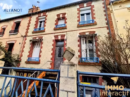 maison de ville - t4 - sous-sol - garage - jardin clos