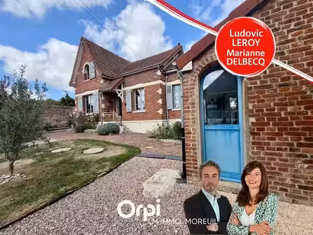 vente maison 6 pièces 127 m² à le plessier-rozainvillers (80110)  278 000 €
