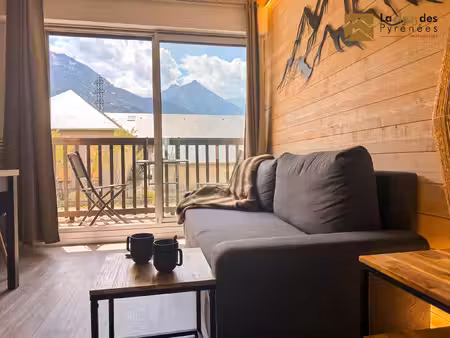 appartement t2 cabine rénové à vielle-aure - vue panoramique