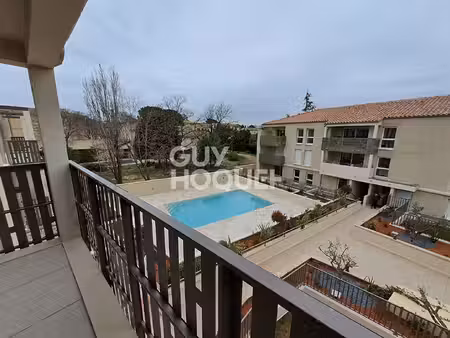 appartement 2 pièces meublé à louer à uzès - neuf avec piscine