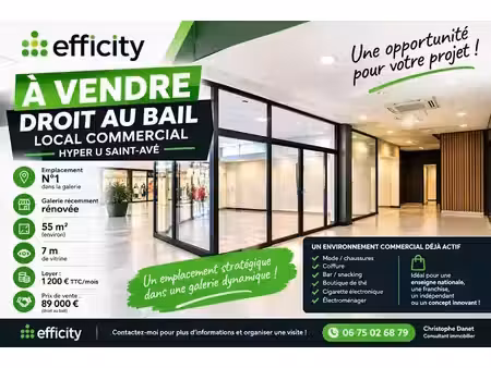 vente locaux professionnels 1 pièce 50 m² à saint-avé (56890)  65 833 €