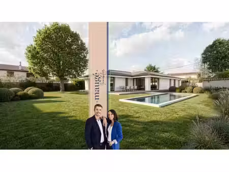 terrain - 725 m² - projet - maison contemporaine - haut de gamme