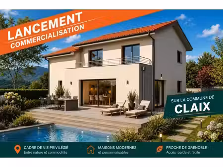 vente maison 5 pièces 113 m² claix (38640)