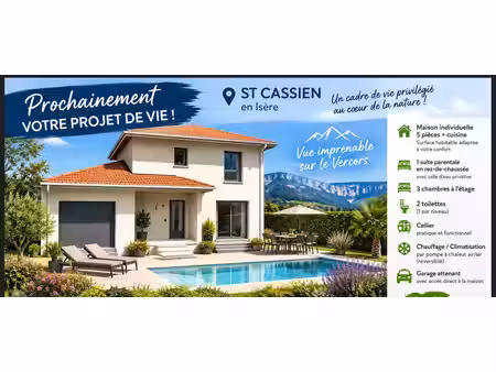 vente maison 101 m² saint-cassien (38500)