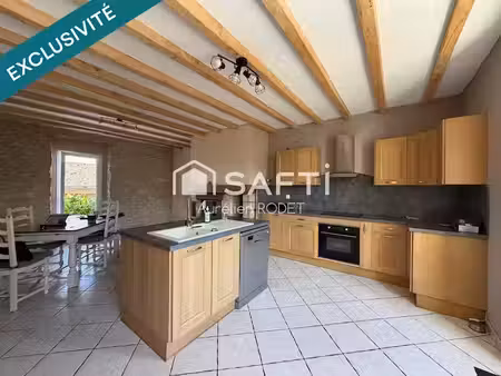 vente maison 3 pièces 120 m² à villedieu-sur-indre (36320)  155 000 €