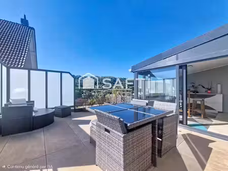 appartement rénové 124m²  terrasse  véranda  3 chambres