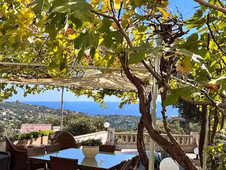 mazet les issambres - vue mer - terrasse - garage