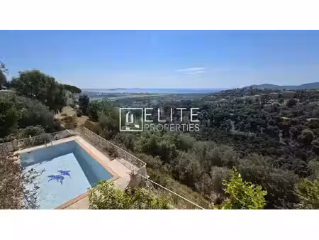 maison de 155 m² + piscine & vue mer – mandelieu-la-napoule