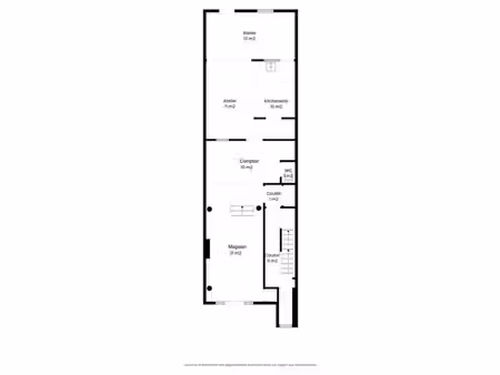 imm. mixte - rdc commercial + 1 appart en duplex ou colloc