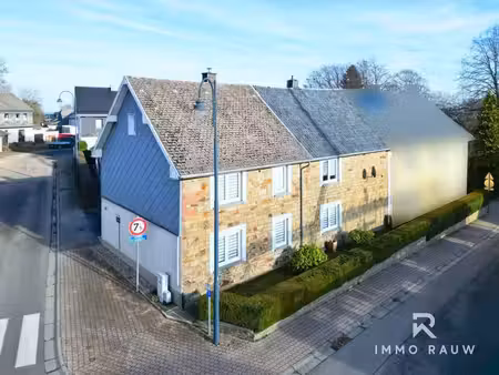 à vendre : jolie maison à trois façades à elsenborn  offrant