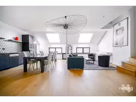 saint-gilles - magnifique duplex 2 chambres