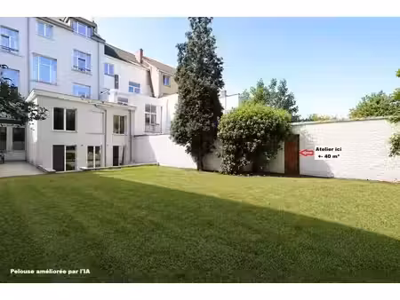 bien rare ! appartement de caractère avec jardin & atelier