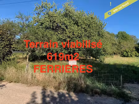 terrain constructible neuf à vendre