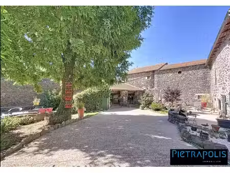 maison de caractère de 278m2 m2  +500m2 de cours intérieure  3