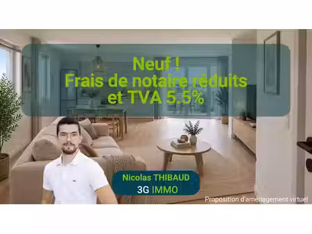 vente appartement 3 pièces 63 m² à grigny (69520)  185 990 €