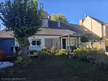 maison rénovée 122m2  2chbs  garage et jardin