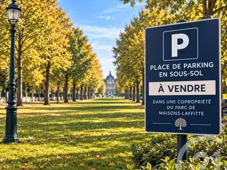 parking à vendre - 13 90 m2 - maisons laffitte - 78 - ile-de-france