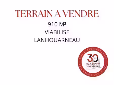vente terrain 910 m² à lanhouarneau (29430)  54 140 €